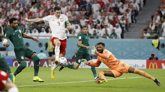 Polandia Berhasil Taklukkan Arab Saudi 2 – 0 dan kini berada di puncak klasemen Grup C