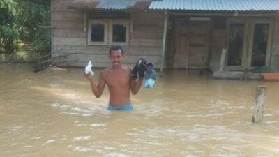 Banjir di Aceh Singkil Belum Sepenuhnya Surut