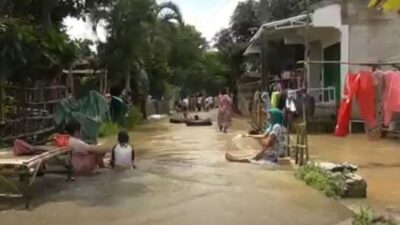 Teluk Naga, Perumahan Asabri Labuy, Tanggul Darurat