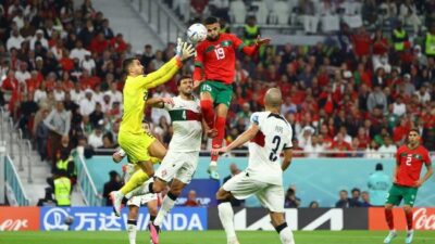 Babak Pertama: Gol Youssef En Nesyri Buat Maroko Unggul 1-0 Dari Portugal