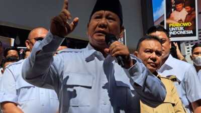Survei Voxpopuli: Elektabilitas Prabowo Ungguli Ganjar dan Prabowo