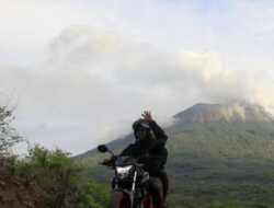Gunung Ile Lewotolok Kembali Semburkan Abu Vulkanik, Ketinggian Mencapi 600 Meter