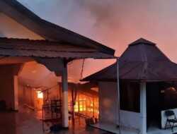 Rumah Dinas Kapolda Papua di Trikota Terbakar