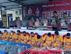 70 Terduga Pelaku Kriminal di Sidoarjo Ditangkap