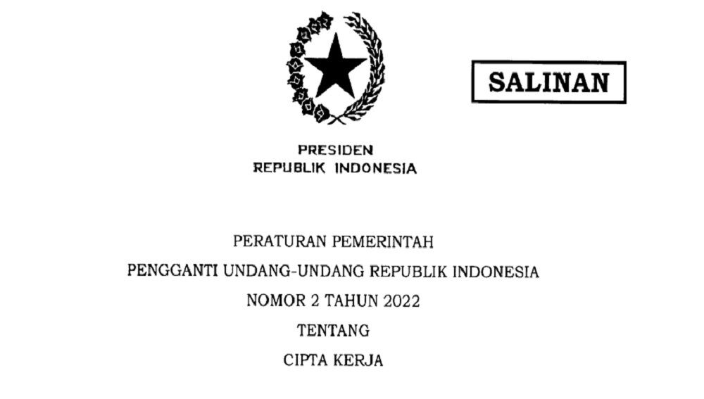 Perpu Ciptaker, Cipta Kerja