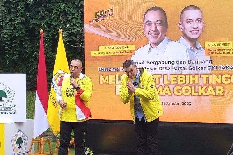 Cabut dari PSI, Rian Ernest Resmi Jadi Kader Golkar