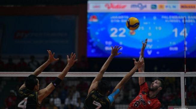 BOLA VOLI - Redam Pertamina Pertamax, STIN BIN Puncaki Klasemen Proliga