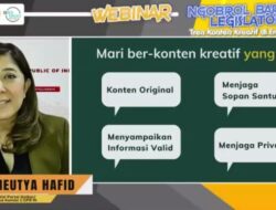 Ketua Komisi I DPR: Konten Kreator Peluang Baru dalam Dunia Industri Kreatif