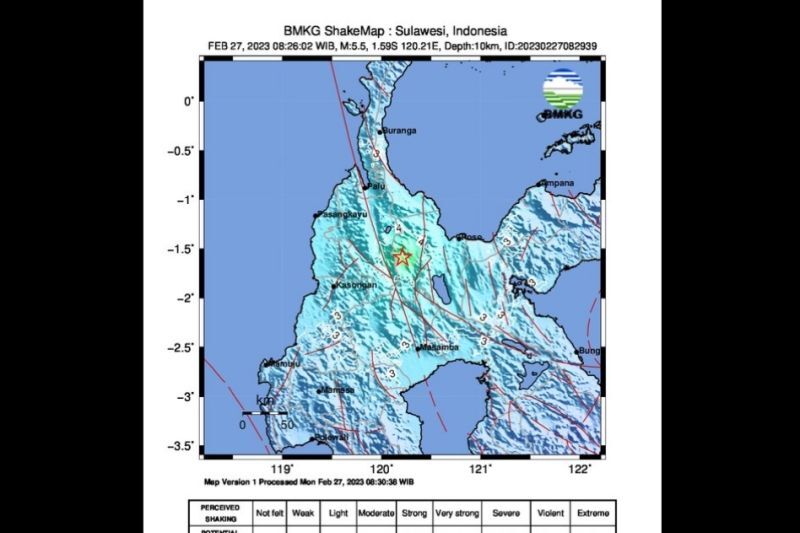 Sigi , Gempa