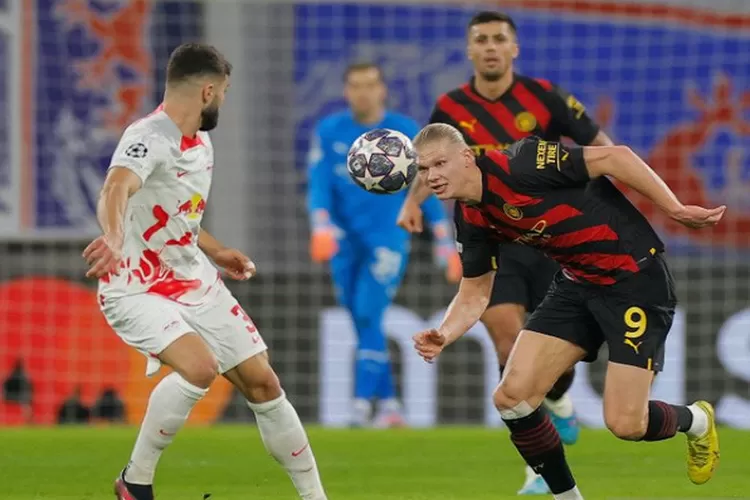 LIGA CHAMPIONS - Manchester City Bermain Imbang 1-1 di Kandang RB Leipzig