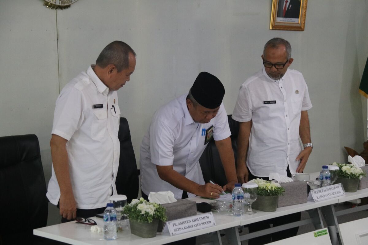 ASN Pemda Bogor Tandatangani Komitmen Cegah Korupsi