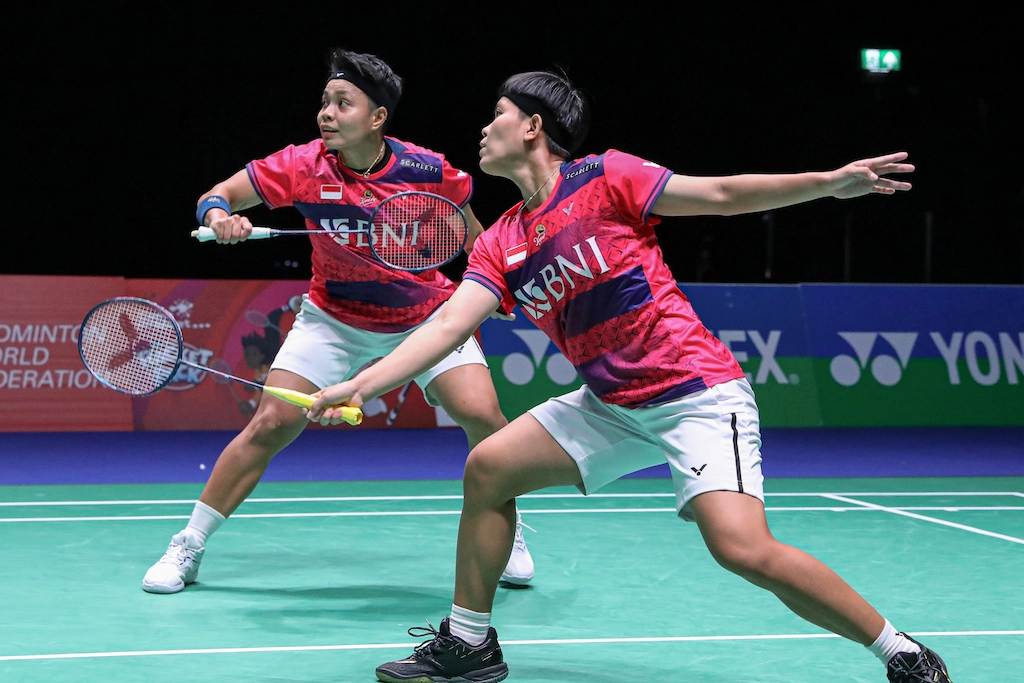 BULU TANGKIS -- Tundukkan Wakil Thailand, Apri/Fadia Melenggang ke Perempat Final All England