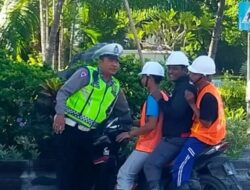 Polres Denpasar Tindak Secara Manual Pelanggar Lalu Lintas