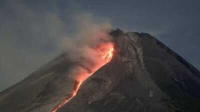 Gunung Merapi Selema Sepekan Semburkan 160 Kali Guguran Lava