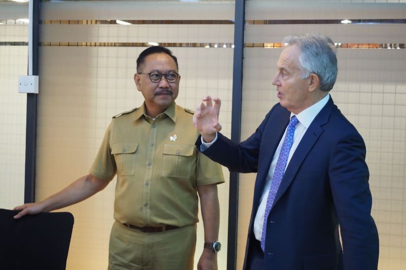 Otorita IKN dan Tony Blair Bahas Fokus Pengembangan IKN Nusantara