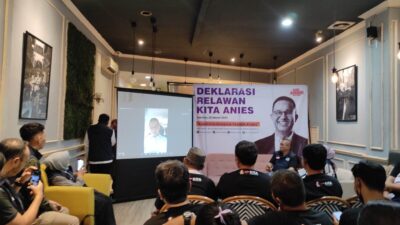 Relawan Anies Siap Kampanyekan Politik Sejuk