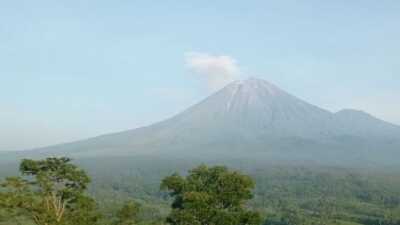 Gunung Semeru Alami 14 Kali Gempa Letusan