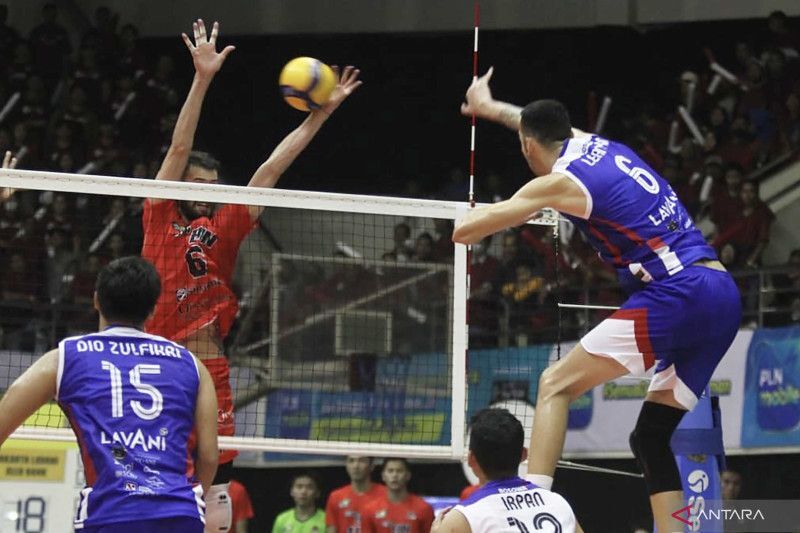 BOLA VOLI -- Tiga Musim Beruntun, Jakarta LavAni Melangkah ke final Proliga