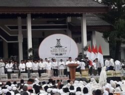 Menhan Prabowo Tiba di Lokasi Istigasah dan Doa Bersama di Tabalong