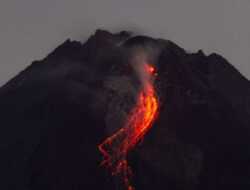 Gunung Merapi Menyemburkan Lava Pijar Sebanyak 23 Kali