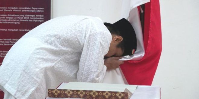 Empat Napiter di Lapas Cilacap dan Nusakambangan Ikrar Setia NKRI