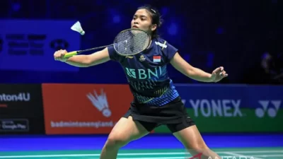 BULU TANGKIS  — Menang Atas Wakil Taiwan, Gregoria Makin Lolos ke 8 Besar Singapore Open