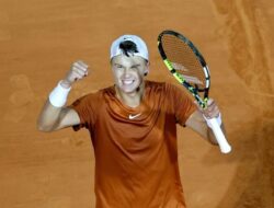 TENIS — Peringkat ATP Rune Melejit Usai Jadi Runner Up di Monte Carlo Masters