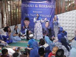 Bakti Sosial di Yatim Village Bogor, Annisa dan Srikandi Demokrat Hibur Anak Yatim dan Ibu Tangguh