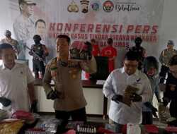 Polres Banyumas Bongkar Industri Tembakau Sintetis di Cilacap