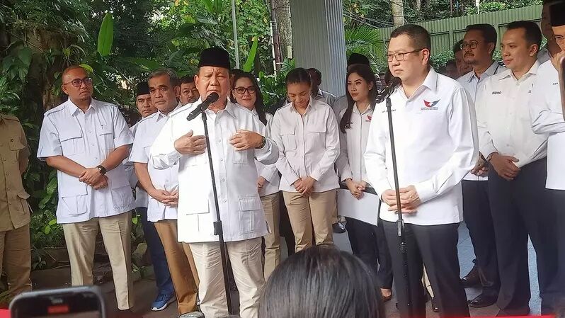 Bertemu Hary Tanoe, Prabowo Ajak Perindo Gabung KIR