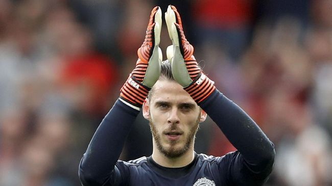 LIGA INGGRIS -- David De Gea Raih Sarung Tangan Emas