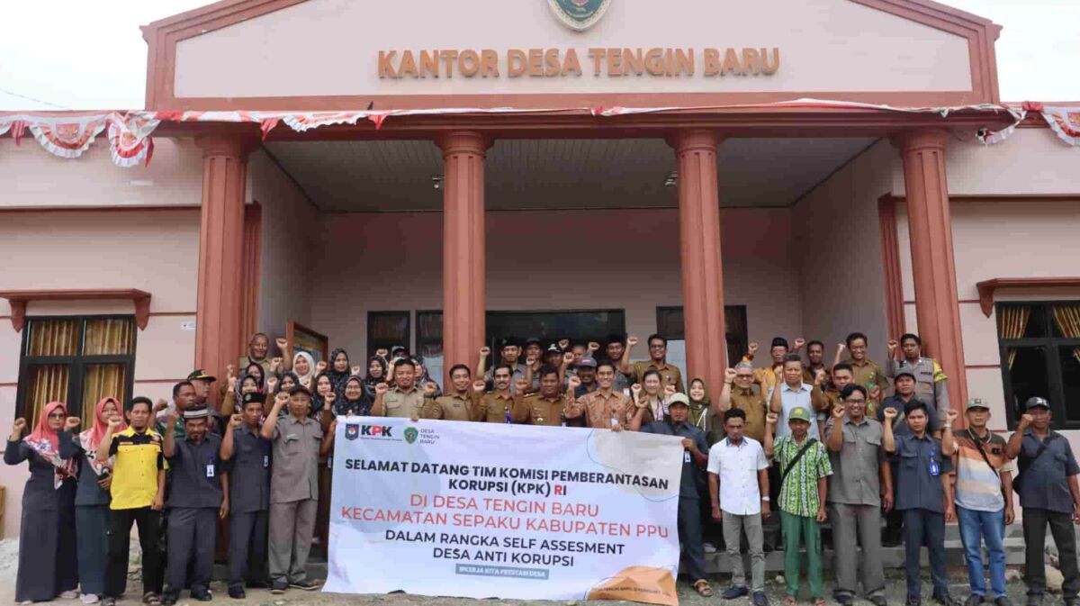 Desa Tengin Baru Jadi Percontohan Antikorupsi di Kalimantan Timur