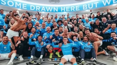 LIGA INGGRIS -- Arsenal Terpeleset di Kandang Nottingham, Man City Dipastikan Juara