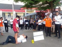 REKONSTRUKSI — AKBP Achiruddin Minta Teman Aditya Bersuara dan Membela