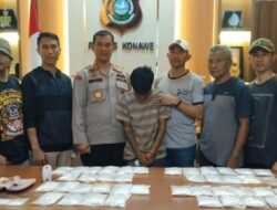 Seorang Pria di Konawe Diciduk Petugas karena Edarkan Sabu 4 Kg