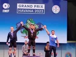 ANGKAT BESI — Lifter Ricko Saputra Raih Dua Emas di Grand Prix IWF 2023 Kuba