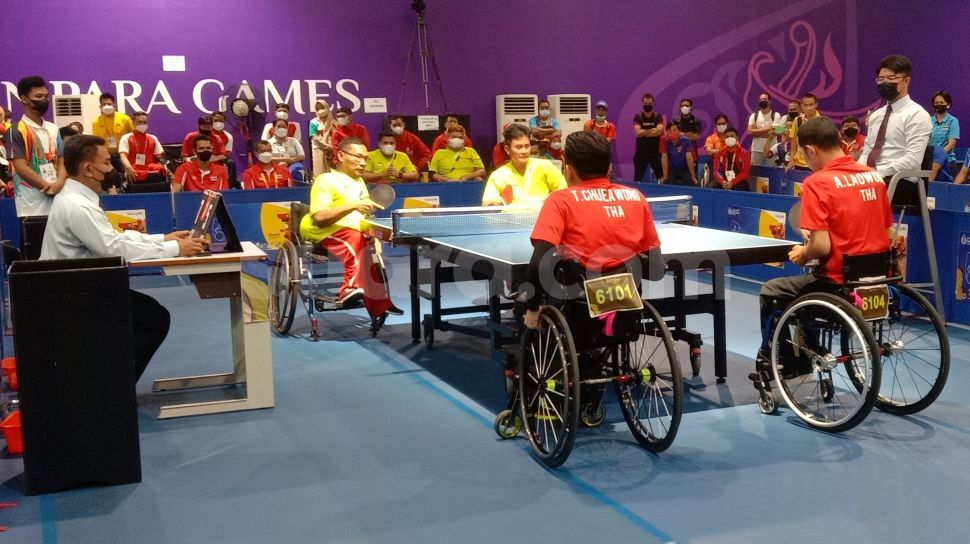 ASEAN PARA GAMES -- Pelatih Para-tenis Meja Optimistis Capai Target Emas