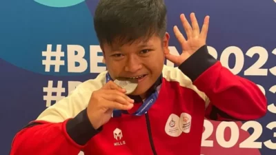 TENIS MEJA — Zidan Arafat Sumbang Perak di SOWSG 2023