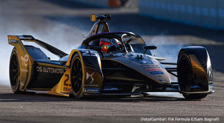 FORMULA E -- Eric Vergne Catatkan Waktu Tercepat di Sesi Latihan Bebas Kedua