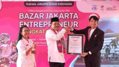 Jumlah Peserta Bazar UMKM Terbanyak, Pemprov DKI Pecahkan Rekor MURI
