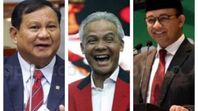 Survei SRS: Elektabilitas Simulasi 3 Capres, Prabowo Kokoh di Urutan Pertama