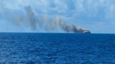 Terbakar di Perairan Selayar, Seluruh Kru KRI Teluk Hading Dinyatakan Selamat