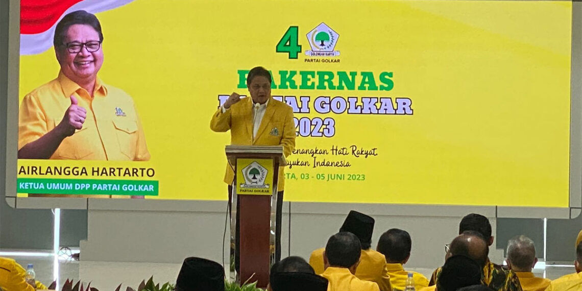 Airlangga Minta Kader Golkar Catat Sejarah Usia 60 Partai Beringin di 2024