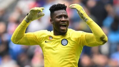 LIGA INGGRIS — Andre Onana Dikabarkan Bakal Gabung Manchester United Pekan Ini
