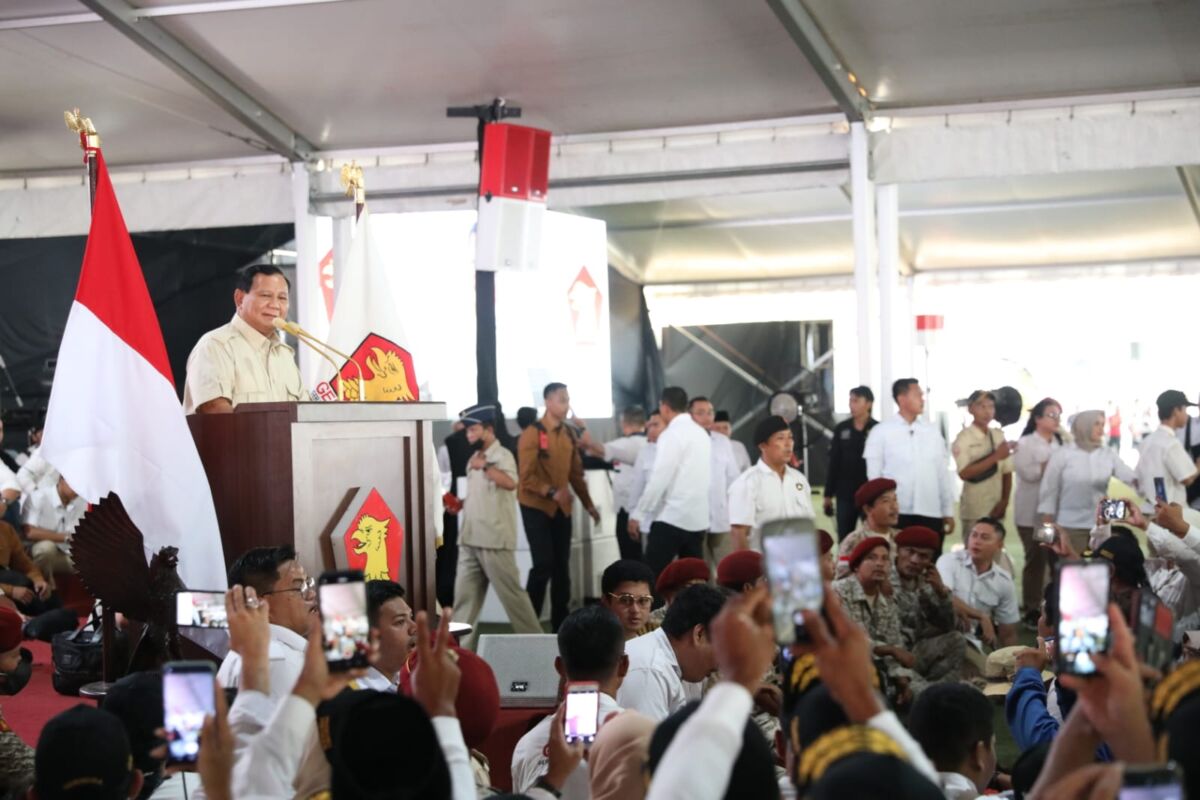 Prabowo Klaim Cawapres Dirinya Miliki Tujuan dan Cita-cita Sama dengan Gerindra