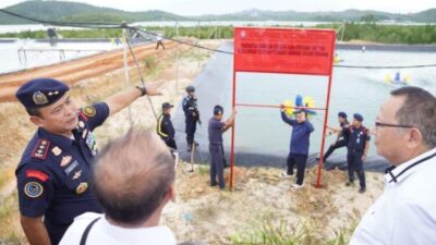 KKP Segel Dua Unit Usaha Tambak Udang di Batam