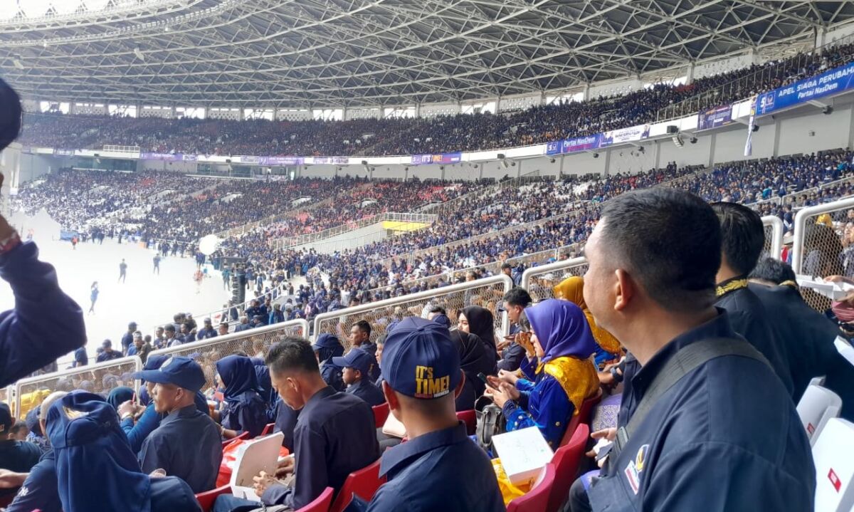NasDem Gelar Apel Siaga, Pendukung Anies dari Daerah hingga Luar Negeri Tumplek di GBK