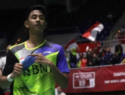 BULU TANGKIS — Menuju Final BAJC 2023, Alwi Gandakan Keunggulan Indonesia atas Thailand