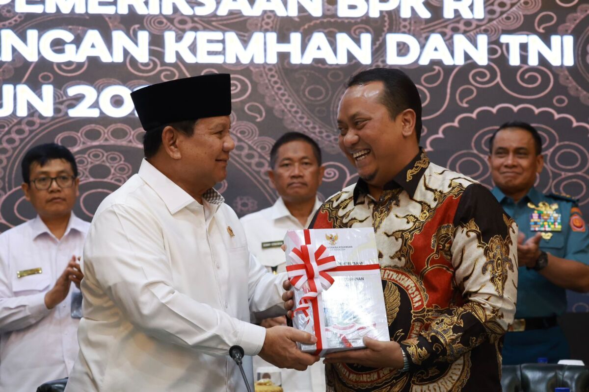 Lima Kali Berturut-turut, Kemhan-TNI Raih WTP dari BPK