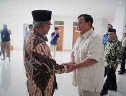 Sowan ke Ketum PP Muhammadiyah di Universitas Ahmad Dahlan, Prabowo Bahas Potensi Anak Bangsa